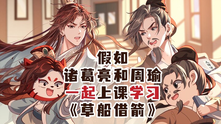 لو حضر كونغ مينغ وزهو يو نفس الحصة لدراسة نصّ “استعارة السهام بالقوارب العشبية”