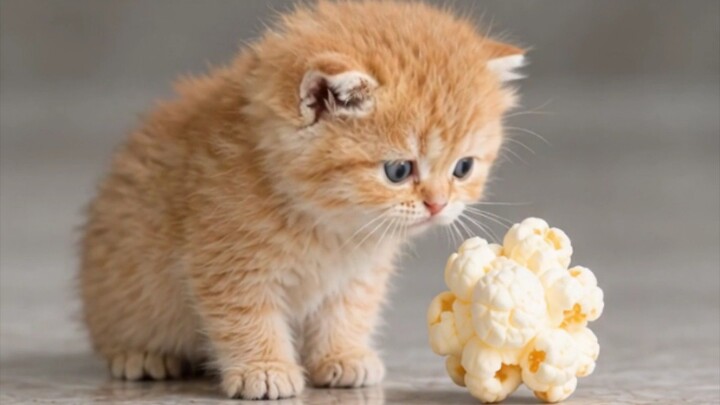 Bro is so smol he only need one pop corn 🍿
