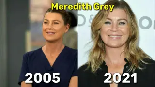 Grey's Anatomy ★ Then and Now (2005 vs 2021) [Real Name & Age]
