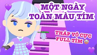 PLAY TOGETHER | MỘT NGÀY TOÀN MÀU TÍM 💜 THÁP VÔ CỰC FULL TÍM 😨