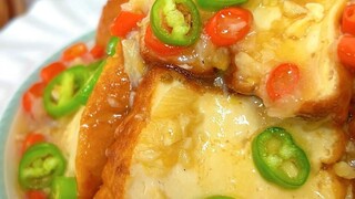 Tahu lembut ini tidak hanya terlihat sangat enak, tetapi rasanya juga benar-benar luar biasa.