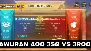 KESERUAN AOO RISE OF KINGDOM 2903 ANGGOTA 3SG VS 3 ROC #riseofkingdoms #2903 #indonesia