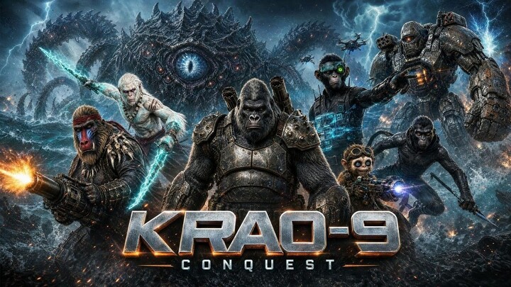KRAO-9 Crash-Landed on a Planet of Monster Kings   Sci-Fi   Action Full Movie 20