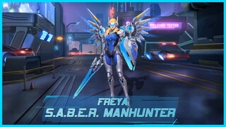 NEW SABER SKIN | FREYA SABER MANHUNTER | FREYA SABER SKIN GAMEPLAY