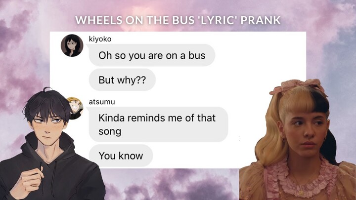 kageyama lyric "prank" series 1/13 | haikyuu texts