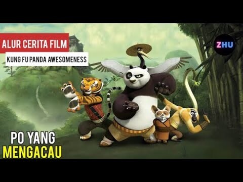 PO YANG MENGACAU || Alur Cerita Kungfu Panda Legend Of Awesomeness (2011)