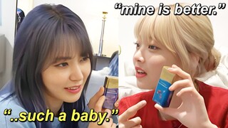 Sakura & Eunchae arguing in ENGLISH (ft. Kazuha)