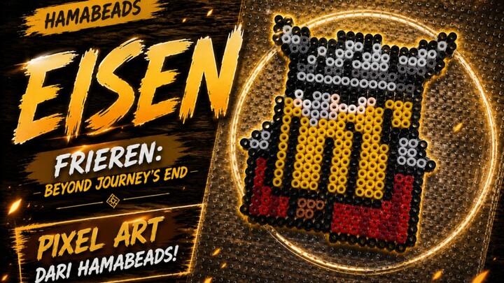 Membuat Karakter Eisen dari Hama Beads🔥