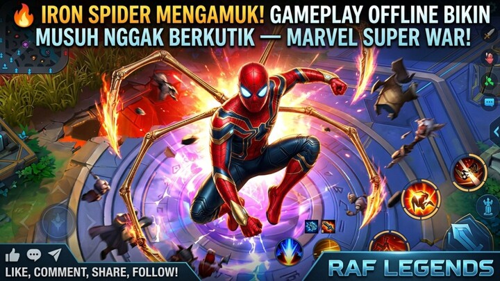 SPIDERMAN : BRAND NEW DAY MENGAMUK! OFFLINE MOD! Bikin Musuh Nggak Berkutik — MARVEL SUPER WAR⁉️
