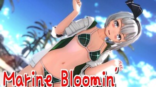 【Touhou MMD】ملابس السباحة البحرية المزهرة ليومو