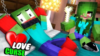 MONSTER SCHOOL : ZOMBIE VALENTINES DAY LOVE CURSE - MINECRAFT ANIMATION