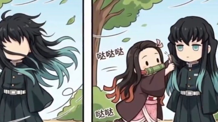 Ai cũng bảo đừng đặt Tokitou và Nezuko cạnh nhau nữa, suýt nữa thì chết vì độ đáng yêu rồi!