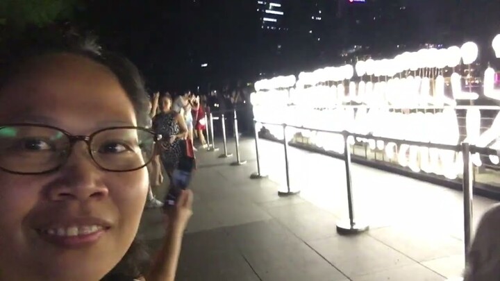 Marina bay night view