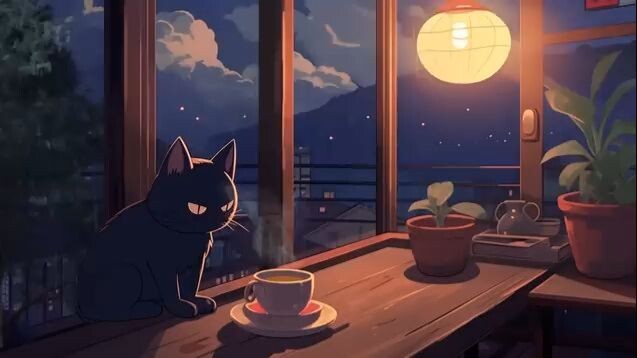 1 Hour Lofi Cat • Relax with my cat - Sleep, Relax, Study, Chill