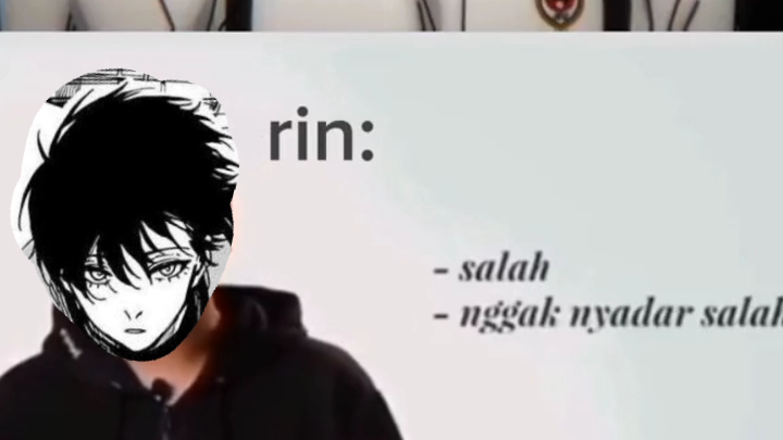 Dalam hati Rin : terus nyalahin Abang, pas ketemuan : "Ni-chan.."