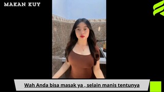 Selain manis kamu bisa masak ya