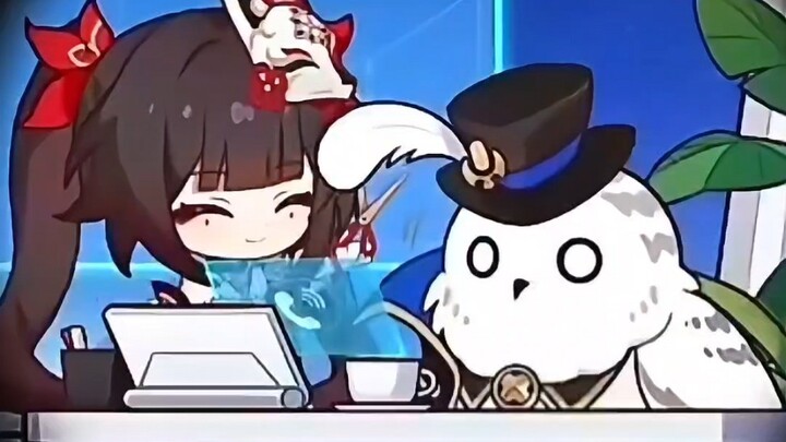 Huohuo is so cute! Jimi’s been outplayed by the CPU again, haha! Who knew Huohuo had such a mischiev