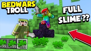 KHANGG HACK BEDWARS TẤT CẢ BLOCK SLIME VÀ SLIME CỨU SINH BLOCKMAN GO TROLL NOOB TEAM *TROLL T GAMING