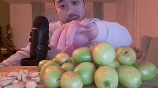 ASMR Fresh Jujube Fruit & Cashews (Crunchy Eating Sounds)