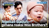 [IND/ENG] Bedanya reaksi EunJungwoo pas ketemu badut! | The Return of Superman | KBS WORLD TV 240428