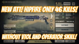 USING NEW ATT FOR HIPFIRE KRM AUTO 46 KILLS! CODMobile Season 9!