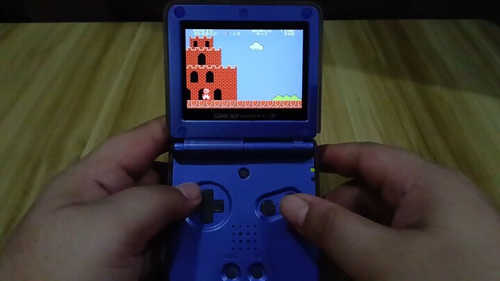 Super Mario Bros. on Gameboy Advance SP: World 4-1