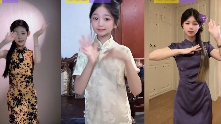 Phiên bản sườn xám của học sinh tiểu học/trung học cơ sở#DJ Yuanyangxi nhảy