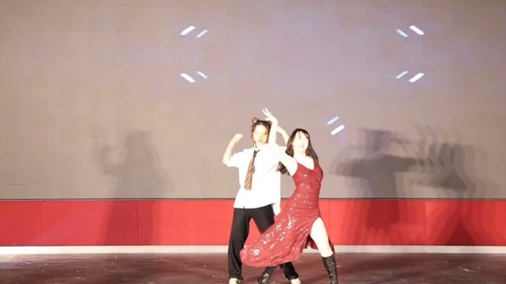 🔥ฉากเดือด🔥|Shanghai Jiao Tong University FSquare การเต้นรำคู่สุดพิเศษ Paradise Danger Party