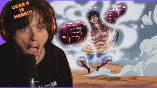 Luffy Gear 4 is here!! Heiusten reacts One Piece Reaction