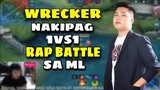 Wrecker Nakipag 1vs1 Rap Battle | Mobile Legends