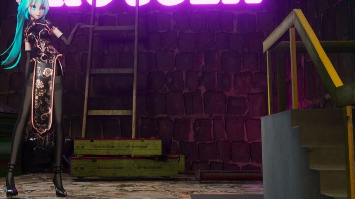 [MMD/Hatsune] Miku is playing in a deserted alley. Are you sure you don’t want to come and see it?