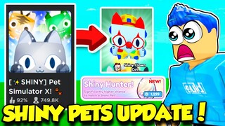 The SHINY PETS UPDATE In Pet Simulator X IS HERE!