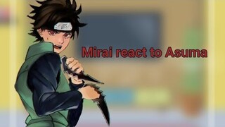 •Mirai react to Asuma Sarutobi• (TikTok) (Boruto- Naruto) Bad eng× cringe~