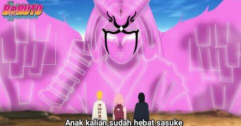 Susanoo Wanita Pertama Naruto Sasuke Dan Sakura Bangga Melihat Kehebatan Sarada Bilibili