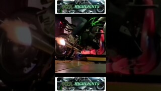 FLAMES DYNO TEST kawasaki Ninja H2R - H2R HIGHLIGHTS #shorts #ninjah2r #h2r #dynotest #ninjah2