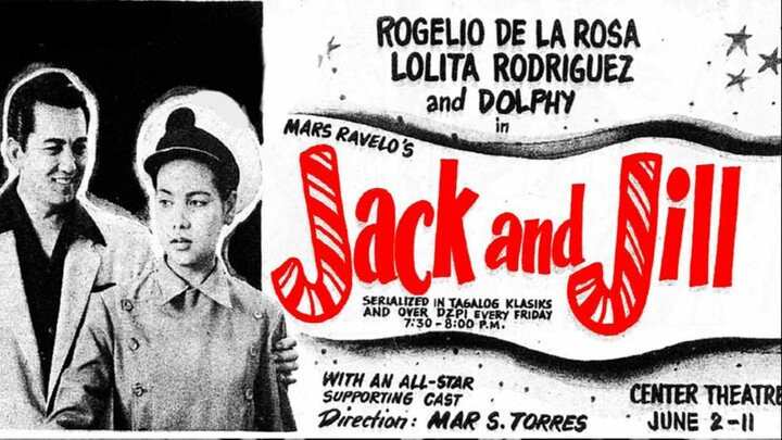 Jack and Jill 1954 (Tagalog Comedy/Romance Film) Philippines