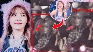 IU's INLOVE REACTION seeing Lee Jong Suk in the audience during concert MADE fans feel in love~ ❤️
