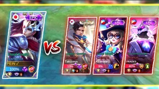 TOP GLOBAL LANCELOT VS 3 TOP GLOBAL PLAYERS! INTENSE MATCH UP! (Who will win?!)