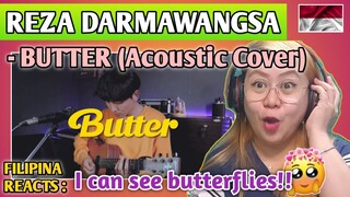 REZA DARMAWANGSA - BUTTER (Acoustic Cover) || FILIPINA REACTS