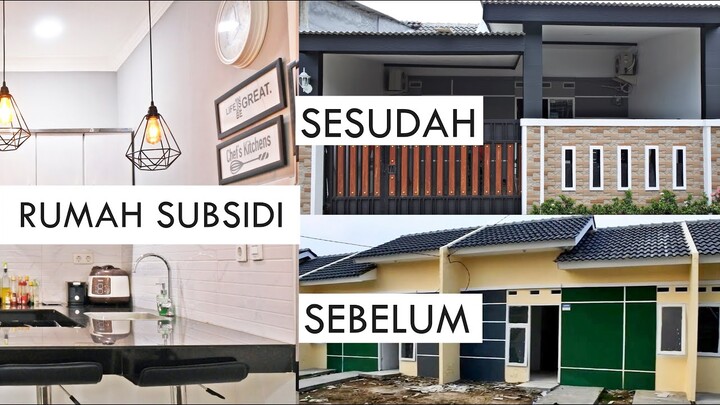 BUDGET 75 JUTA - RUMAH SUBSIDI SEBELUM DAN SETELAH RENOVASI