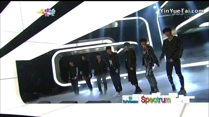 Bảy vũ công chính của nhóm nhạc nam SM tại SBS Gayo Daejun 12Spectrum