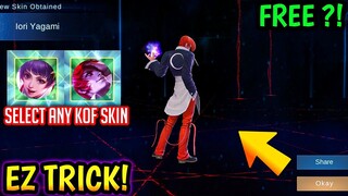 EASY TRICK TO GET KOF SKIN CHOU /ANY PERMANENT KOF SKIN! FREE?! - MLBB