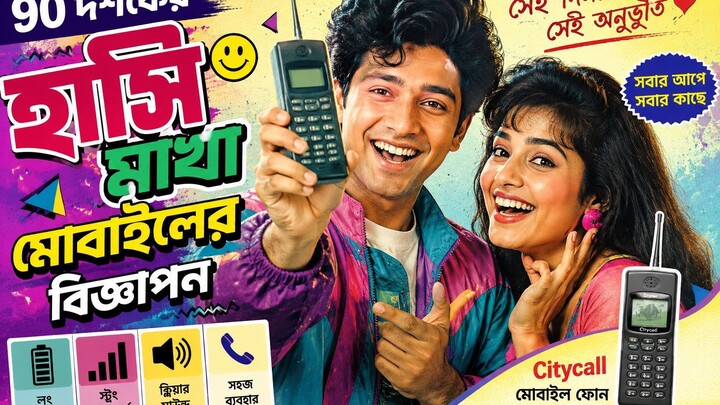 ৯০ দশকের হাসি মাখা মোবাইলের বিজ্ঞাপন