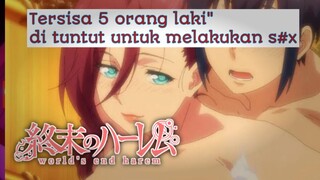 Dunia Dimana laki" Sangatlah langka ❗wajib 56x untuk reproduksi umat manusia 💢 Shūmatsu no Harem