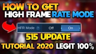 How To Get | HFR MODE | New Update 515 Party | - Mobile Legends