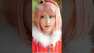 Evolução da Sakura como cosplay #sakuraharuno #narutothelast #Sakuracosplay #cosplay