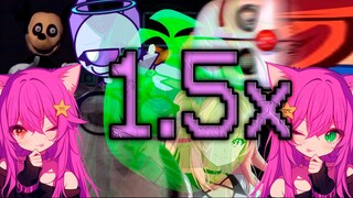 Funtime Gala Very Hard Mode 1.5x Speed Completed | FNaF SL CN