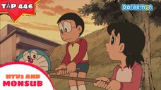 [S9] doraemon tập 446 - bapa nobita và con sông có rượu sake bơi lội tên lửa trừng phát đến đây [LT]