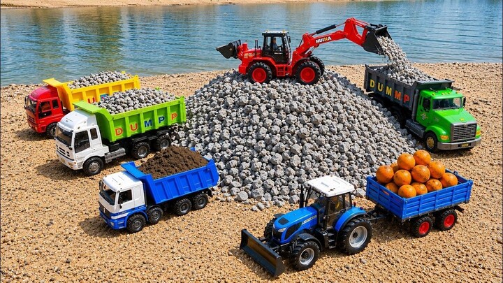 Jcb fully loading Sand JCB 5CX Pulling Swaraj Tractor Mahindra Tractor Crane JCB ? tractor gadi