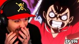 One Piece Episode 914 REACTION | Finally Clashing! The Ferocious Luffy vs Kaido!